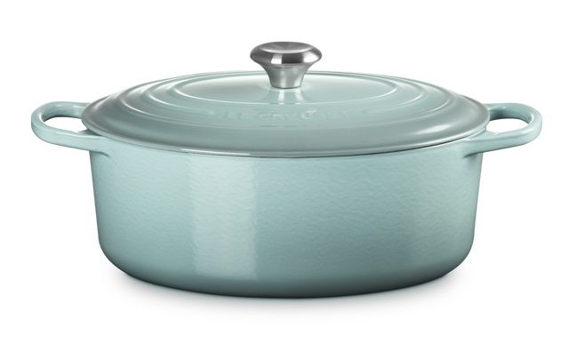 Le Creuset Signature Braadpan Ovaal, 31cm sea salt